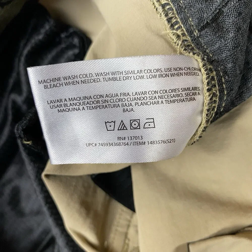 Orvis Tech Cargo Shorts Mens 36 Tan Hiking Outdoor Ripstop Nylon Stretch Media